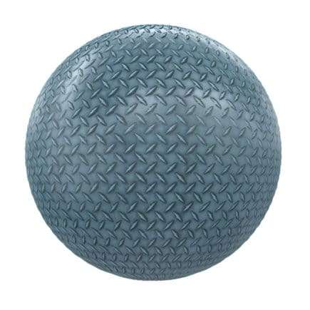 Blue Patterned Metal PBR Texture