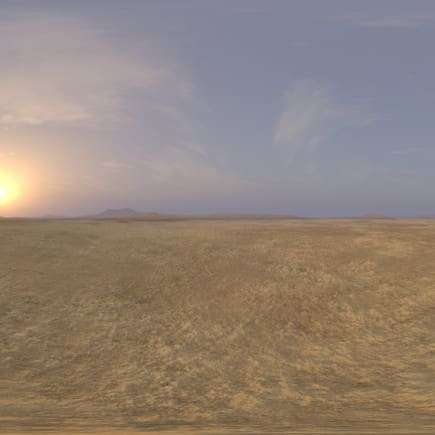 Morning Desert Desert 2 HDRI Sky